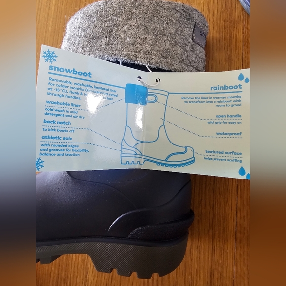 Stride Rite Gecko Snow/Rain Boot Size 6 - Picture 6 of 7